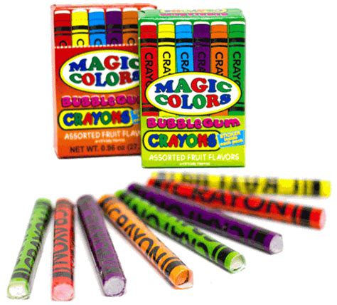 Magic colors nhbble gum crayona